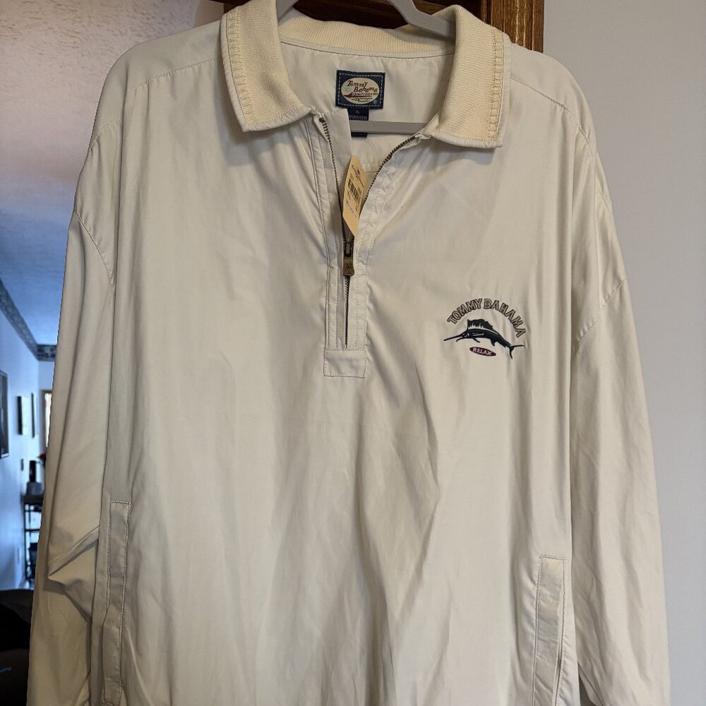 Vintage Tommy Bahama T5071 “Spray” 1/4-zip golf jacket (NWT)